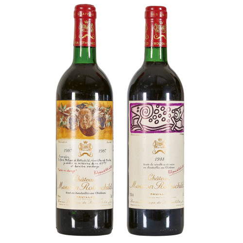 CH�TEAU MOUTON ROTHSCHILD : Pauillac, Premier Grand Cru Class�, 1987/1988 (DOBIASCHOFSKY AUKTIONEN AG)