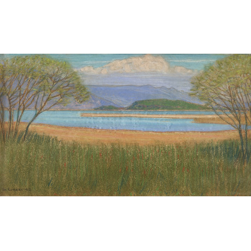 PAUL THOPHILE ROBERT : Au Lac de Neuchtel (DOBIASCHOFSKY AUKTIONEN AG)