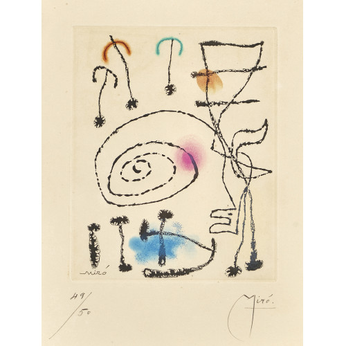 JOAN MIR� : 'La mesure du temps' (DOBIASCHOFSKY AUKTIONEN AG)