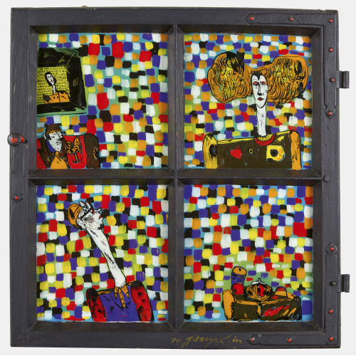 JAN JANUARY JANCZAK : Kleines Fenster (DOBIASCHOFSKY AUKTIONEN AG)