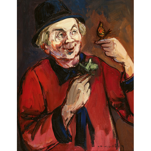 CHARLES GUILLAUD : 'Le marieur d'oiseaux' (DOBIASCHOFSKY AUKTIONEN AG)