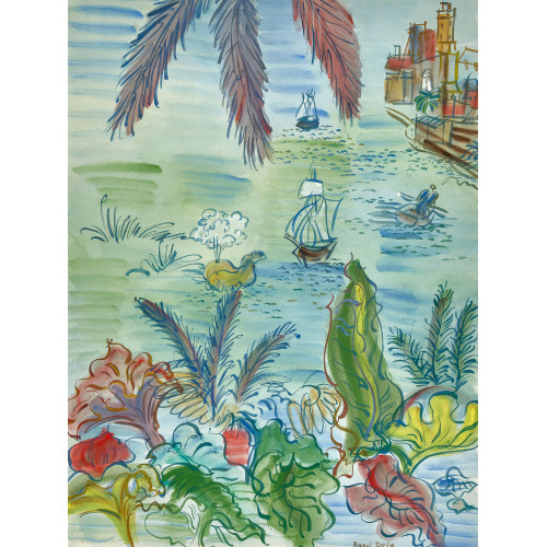 ELMYR DE HORY : 'Le port' (DOBIASCHOFSKY AUKTIONEN AG)