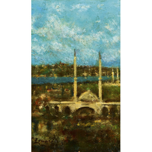 FAUSTO ZONARO : Moscheen am Bosporus (DOBIASCHOFSKY AUKTIONEN AG)