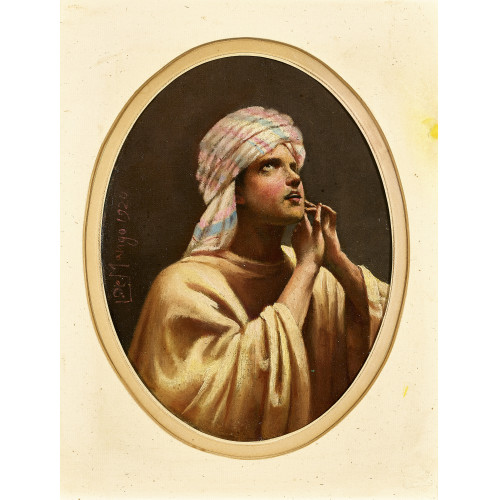 LEONARDO DE MANGO : J�ngling mit Turban (DOBIASCHOFSKY AUKTIONEN AG)