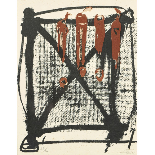 ANTONI T�PIES : Ohne Titel (DOBIASCHOFSKY AUKTIONEN AG)