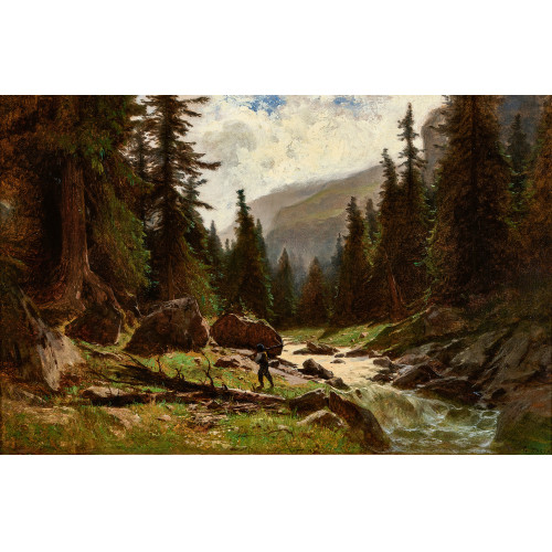 GUSTAVE EUG�NE CASTAN : 'Engstlenalp' (DOBIASCHOFSKY AUKTIONEN AG)