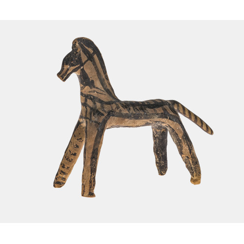 ANTIKE KUNST : Pferdefigur, Geometrischer Stil, Griechenland/B�otien 8./7. Jh. v. Chr (DOBIASCHOFSKY AUKTIONEN AG)