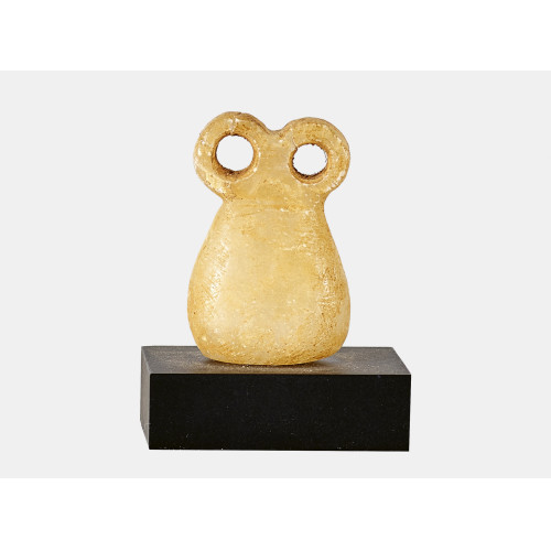 ANTIKE KUNST : Augenidol, Uruk-Periode, Nordmesopotamien, 4. Jahrtausend v. Chr. (DOBIASCHOFSKY AUKTIONEN AG)