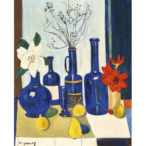 GEORGES BORGEAUD : Les pots bleus (DOBIASCHOFSKY AUKTIONEN AG)