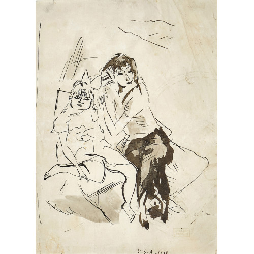 JULES PASCIN : Deux femmes (DOBIASCHOFSKY AUKTIONEN AG)