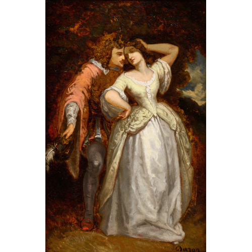 HENRI CHARLES ANTOINE BARON : Le couple (DOBIASCHOFSKY AUKTIONEN AG)