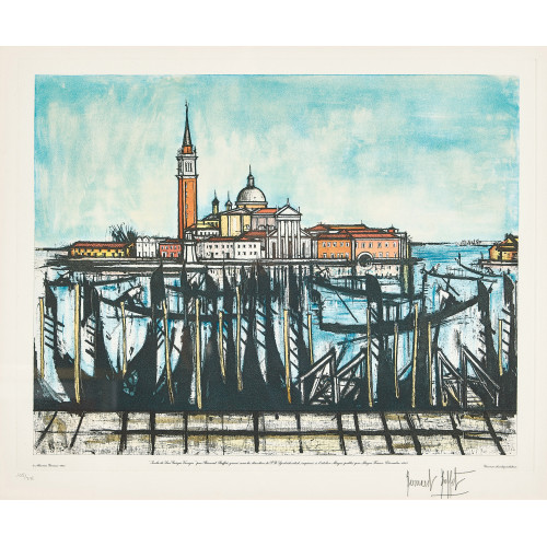 BERNARD BUFFET : 'Isola di San Giorgio Venizia' (DOBIASCHOFSKY AUKTIONEN AG)