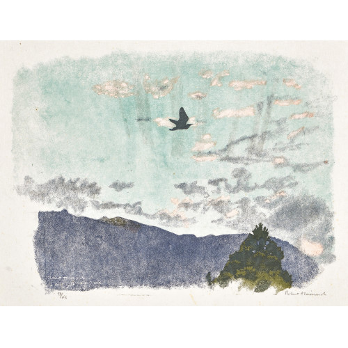 ROBERT HAINARD : 'Ciel de couchant et h�ron cendr�' (DOBIASCHOFSKY AUKTIONEN AG)