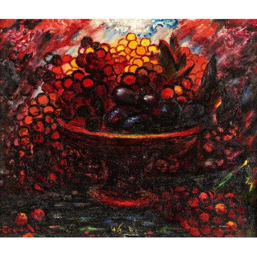 ANDR� JEAN EVARD : Nature morte aux fruits (DOBIASCHOFSKY AUKTIONEN AG)