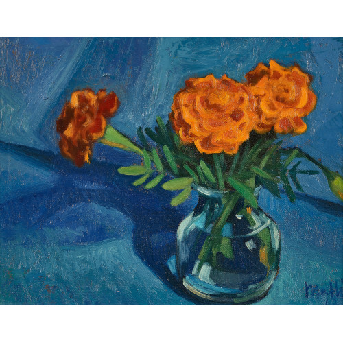 WALTER MAFLI : Tagetes im Glas (DOBIASCHOFSKY AUKTIONEN AG)