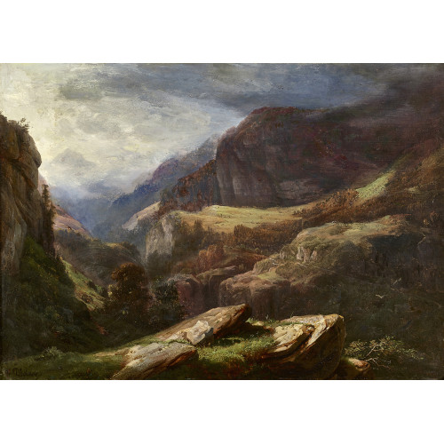 FRANOIS DIDAY : 'Rochers sur Meiringen' (DOBIASCHOFSKY AUKTIONEN AG)