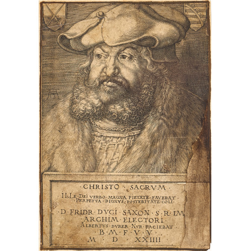 ALBRECHT D�RER : 'Friedrich der Weise, Kurf�rst von Sachsen' (DOBIASCHOFSKY AUKTIONEN AG)