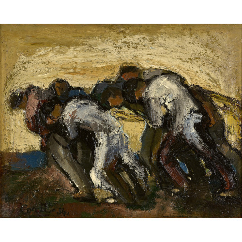 GIOVANNI-BATTISTA (AUCH CORTY CORTI : Bauern bei der Feldarbeit (DOBIASCHOFSKY AUKTIONEN AG)
