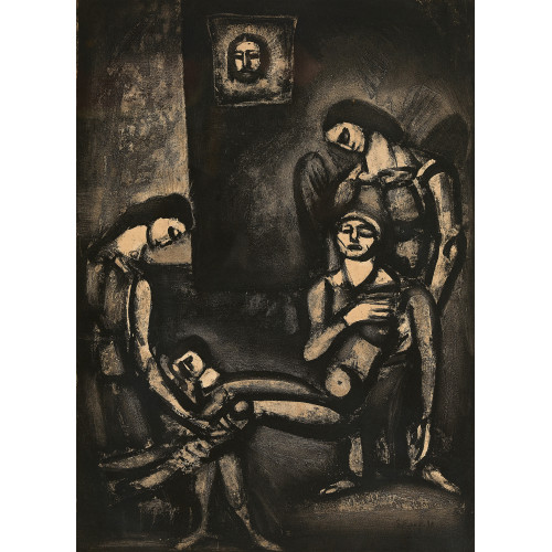 GEORGES ROUAULT : 'Le juste, comme le bois de santal,...' (DOBIASCHOFSKY AUKTIONEN AG)