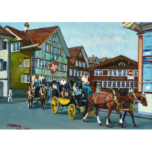 FEDERICO STARNONE : Kutschenfahrt (DOBIASCHOFSKY AUKTIONEN AG)