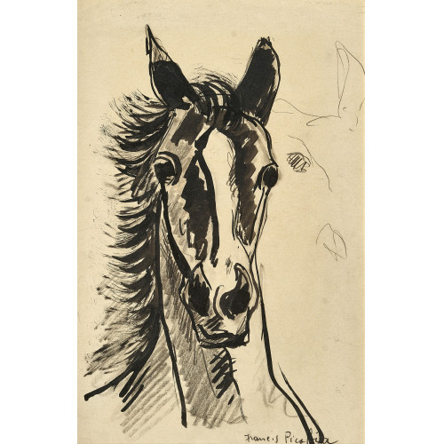 FRANCIS (EIGTL. MARTINEZ DE PICABIA PICABIA : T�te de cheval (DOBIASCHOFSKY AUKTIONEN AG)