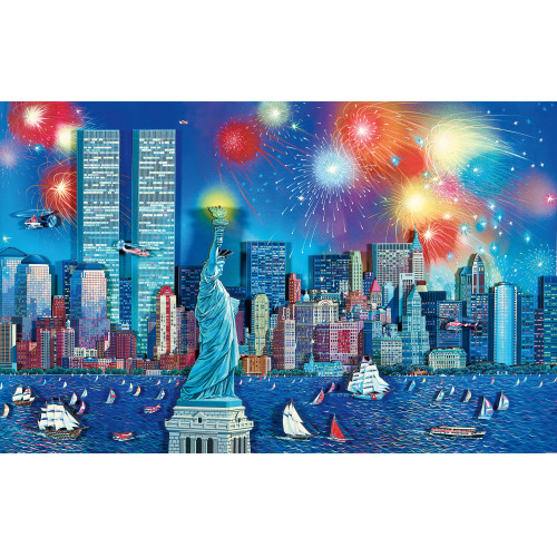 ALEXANDER CHEN : New York mit Freiheitsstatue (DOBIASCHOFSKY AUKTIONEN AG)