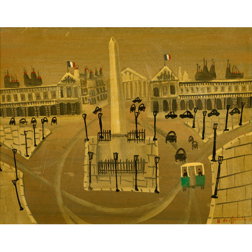 ARMAND MARIE GU�RIN : Place de la Concorde (DOBIASCHOFSKY AUKTIONEN AG)
