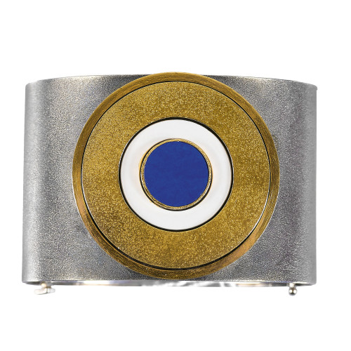 LAPISLAZULI-ARMSPANGE : Othmar Zschaler, Bern, 1973 (DOBIASCHOFSKY AUKTIONEN AG)