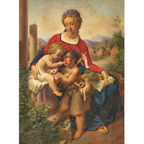 MICHAEL STOHL : Maria mit Jesusknaben und Johannes (DOBIASCHOFSKY AUKTIONEN AG)