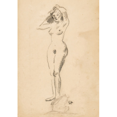 TH�OPHILE-ALEXANDRE STEINLEN : Femme nue (DOBIASCHOFSKY AUKTIONEN AG)