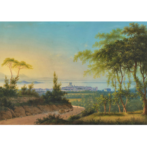 JOHANN HEINRICH I BLEULER : Simone, lac de Garde (DOBIASCHOFSKY AUKTIONEN AG)