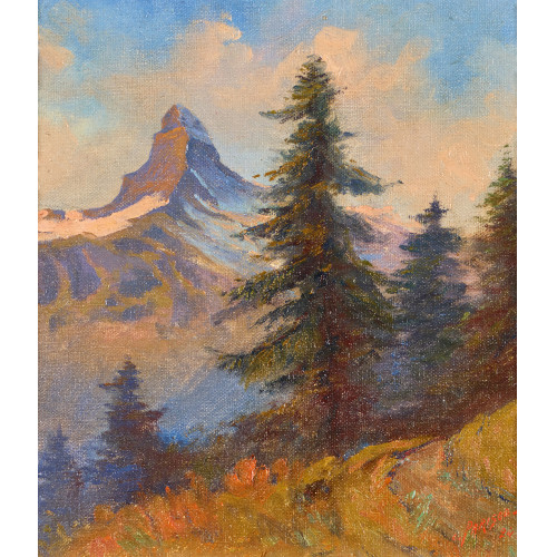 CHARLES PARISOD : Das Matterhorn (DOBIASCHOFSKY AUKTIONEN AG)