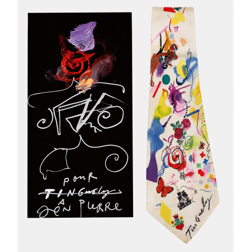 JEAN TINGUELY : Krawatte, Paris, 1988 (Flammarion 4) (DOBIASCHOFSKY AUKTIONEN AG)