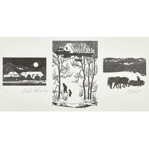 EMIL ZBINDEN : Emmentaler Landschaften (DOBIASCHOFSKY AUKTIONEN AG)