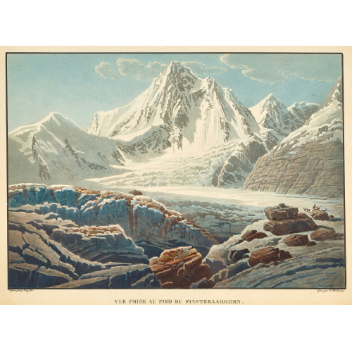 GABRIEL (GEN. LORY FILS) LORY : 'Vue prise au pied du Finsteraarhorn' (DOBIASCHOFSKY AUKTIONEN AG)