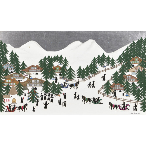 ANNE ROSAT : Weihnachten im Schnee (DOBIASCHOFSKY AUKTIONEN AG)