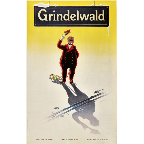 HERBERT LEUPIN : 'Grindelwald' (DOBIASCHOFSKY AUKTIONEN AG)