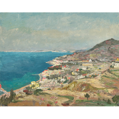 GUSTAV WEISS : S�dliche K�stenlandschaft (DOBIASCHOFSKY AUKTIONEN AG)