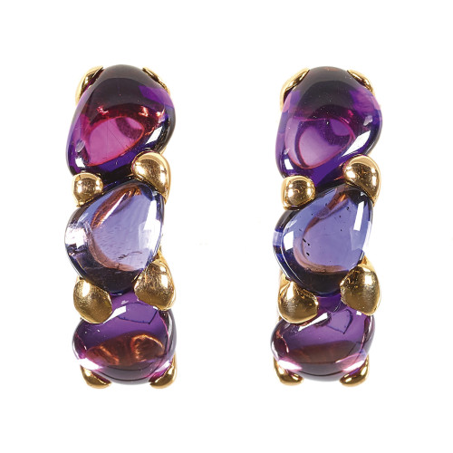 AMETHYST-OHRSTECKER : Pomellato 'Sassi', Mailand (DOBIASCHOFSKY AUKTIONEN AG)