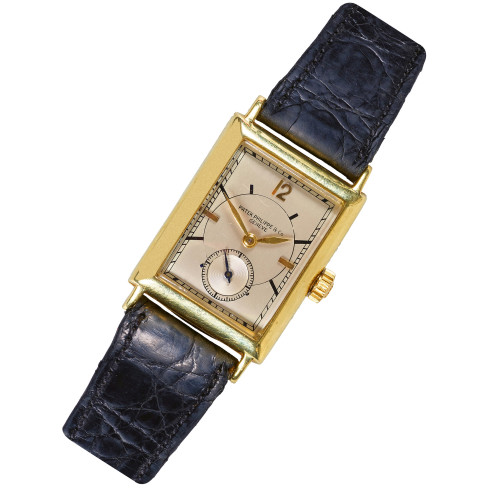 PATEK PHILIPPE : Vintage-Herrenarmbanduhr (DOBIASCHOFSKY AUKTIONEN AG)