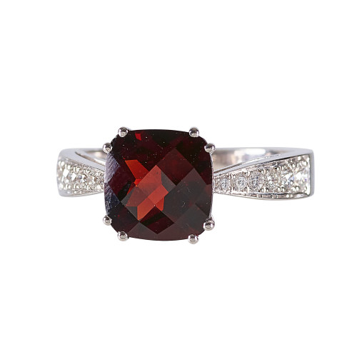 GRANAT-DIAMANT-SET : (DOBIASCHOFSKY AUKTIONEN AG)