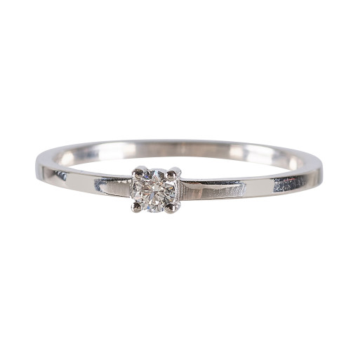 SOLITAIRE-RING : (DOBIASCHOFSKY AUKTIONEN AG)