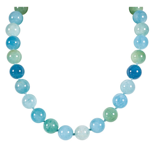 AQUAMARIN-BERYLL-COLLIER : (DOBIASCHOFSKY AUKTIONEN AG)