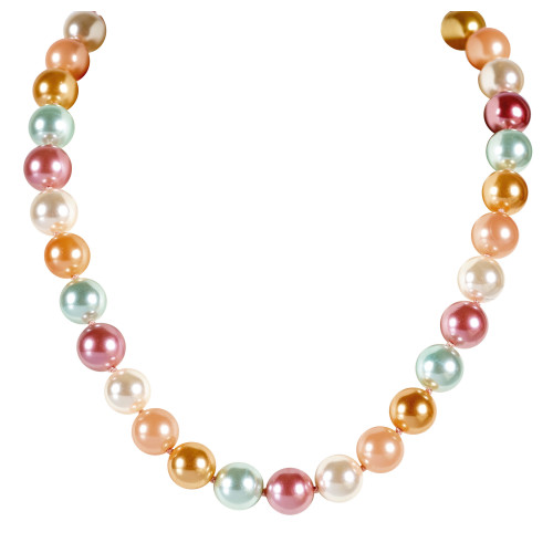 MUSCHELPERLEN-COLLIER : (DOBIASCHOFSKY AUKTIONEN AG)