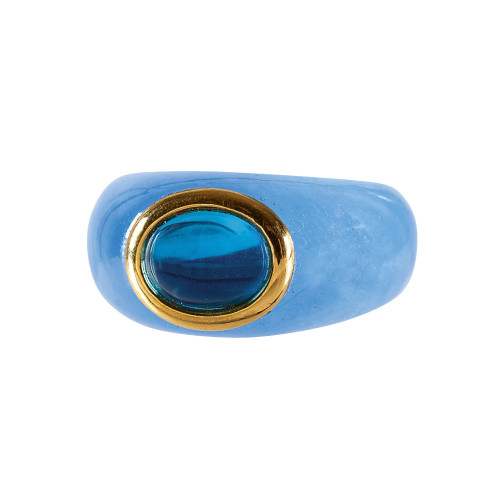 TOPAS-JADE-RING : (DOBIASCHOFSKY AUKTIONEN AG)