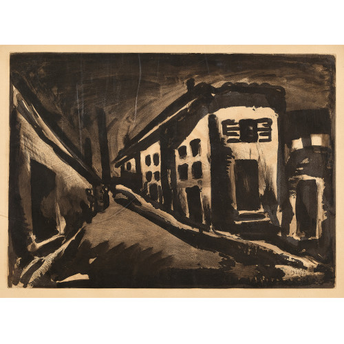 GEORGES ROUAULT : 'Rue des Solitaires' (DOBIASCHOFSKY AUKTIONEN AG)