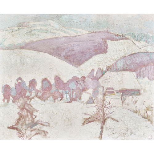 CUNO AMIET : 'Winterlandschaft' (DOBIASCHOFSKY AUKTIONEN AG)