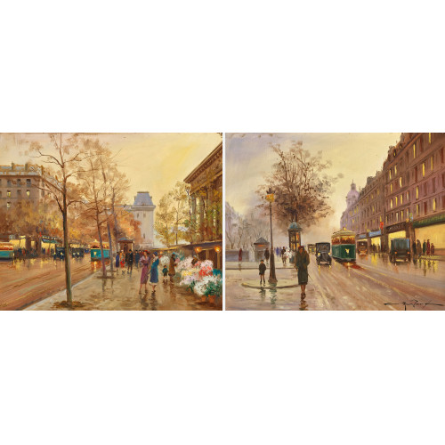 20. JH. FRANKREICH : Pariser Strassenszenen. Gegenst�cke (DOBIASCHOFSKY AUKTIONEN AG)