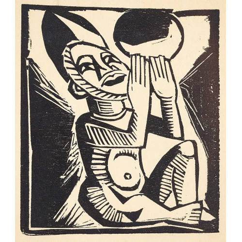 HERMANN MAX PECHSTEIN : In Anbetung (DOBIASCHOFSKY AUKTIONEN AG)