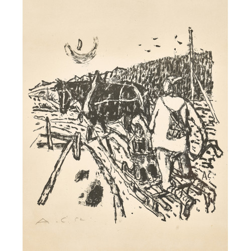 ALOIS CARIGIET : Schlittengef�hrt (DOBIASCHOFSKY AUKTIONEN AG)
